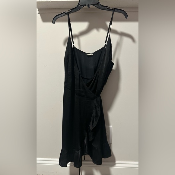 FP Intimately Black Ruffle Mini Dress - Picture 4 of 11